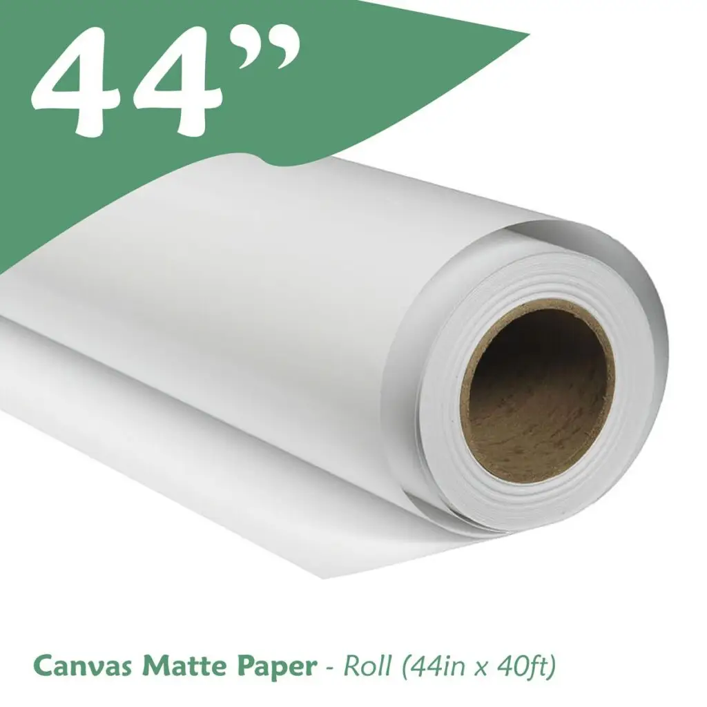 Canvas Matte Paper - Roll (44in x 40ft)